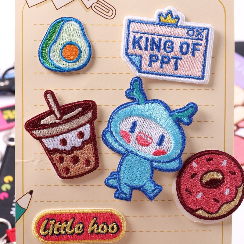 Custom embroidered patches, woven patches and PVC rubber patches for clothing brands