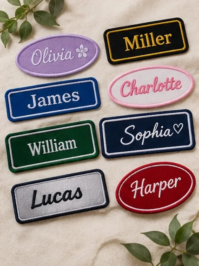 Custom Embroidered Name Patches – Wholesale & Factory Direct